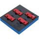 Wkładka do szuflady 1/6: zestaw narzędzi blokujących do wałków rozrządu | dla Alfa Romeo / Lancia 3.0L V6 24V - 3