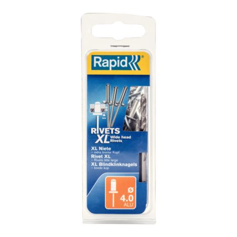 Nity Rapid XL ?4 x 18 mm - opakowanie 40 szt.; zawiera wiertło - 2