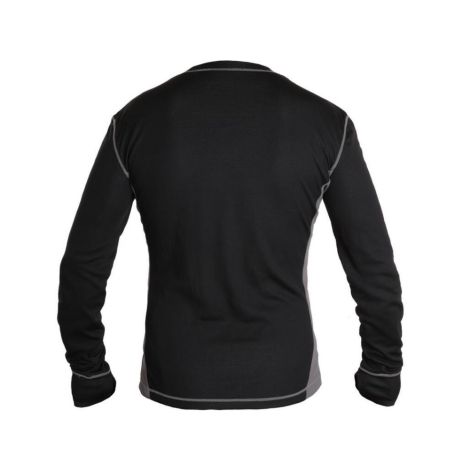 Koszulka CXS COOLDRY męska funkcjonalna dł. rękaw - czarno-szary - 2