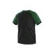 Koszulka CXS OLIVER męska - czarno-zielony