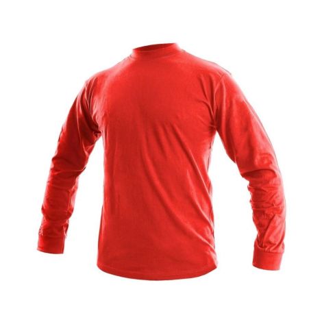 Koszulka CXS PETR męska dł. rękaw - czerwony
