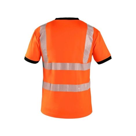 Koszulka CXS RIPON ostrzegawcza męska - pomarańczowo-czarny - 2
