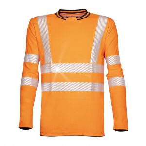 Koszulka długi rękaw SIGNAL - pomarańczowy