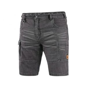 Spodenki jeansowe CXS MURET męskie - szaro-czarny