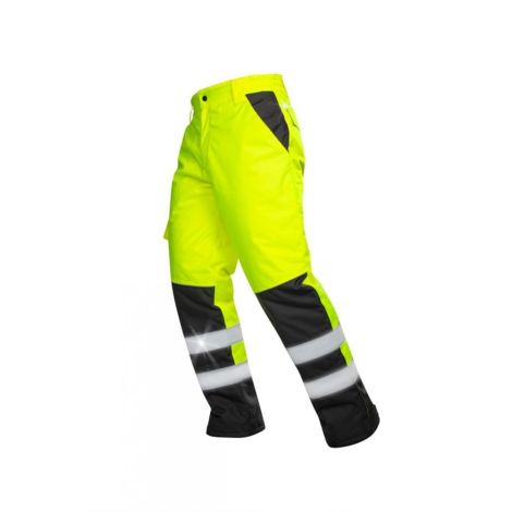 Spodnie ostrzegawcze HOWARD zimowe - żółty