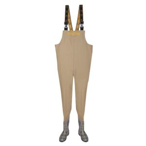 Spodniobuty damskie SB01-D - beżowy (kratka)