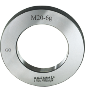 Sprawdzian gwintowy pierścieniowy przechodni GO 6g  DIN13 M6 x 1,0 mm - TruThread kod: R MI 00006 100 6G GR