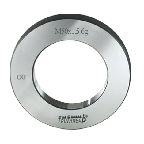 Sprawdzian pierścieniowy do gwintu GO 6G DIN13 M52 x 2,0 mm - TruThread kod: R MI 00052 200 6G GR