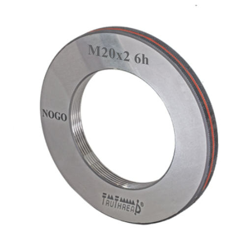 Sprawdzian pierścieniowy do gwintu NOGO 6H DIN13 M6,0 x 1,0 mm - TruThread kod: R MI 00006 100 6H NR