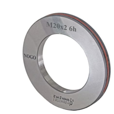Sprawdzian pierścieniowy do gwintu NOGO 6H DIN13 M12 x 1,25 mm - TruThread kod: R MI 00012 125 6H NR