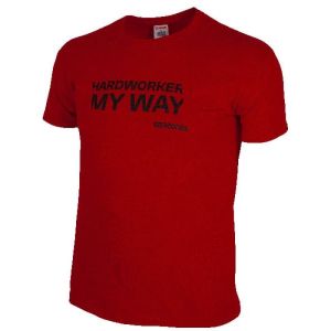 Koszulka HARDWORKER red/black