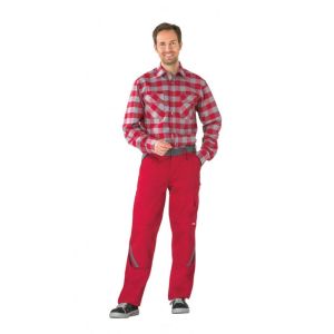 Spodnie do pasa męskie HIGHLINE 2326 - czerwony/łupkowy/czarny - 2
